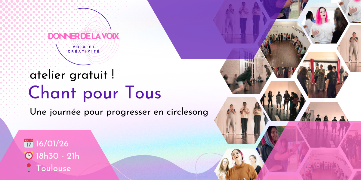 Atelier gratuit d'improvisation vocale à Toulouse